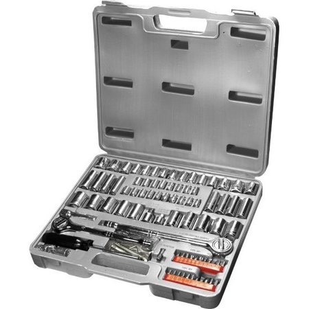 PERFORMANCE TOOL 100-Pc Socket & Bit Set Tool Set, W1198 W1198